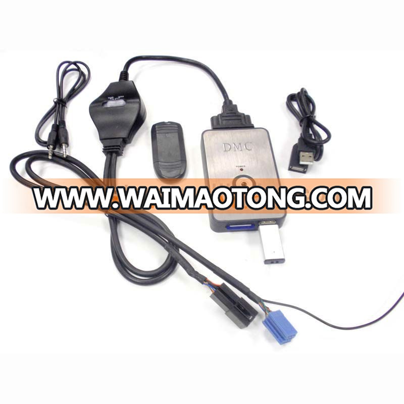 Car audio link interface with USB/SD/iPhone 5 Auxiliary input DMC-9088